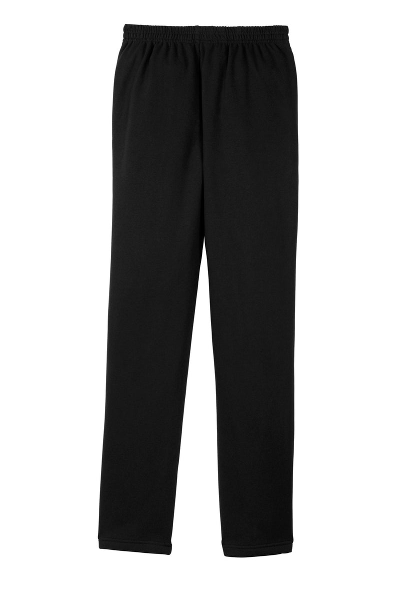 Sport-Tek Open Bottom Sweatpant - Black