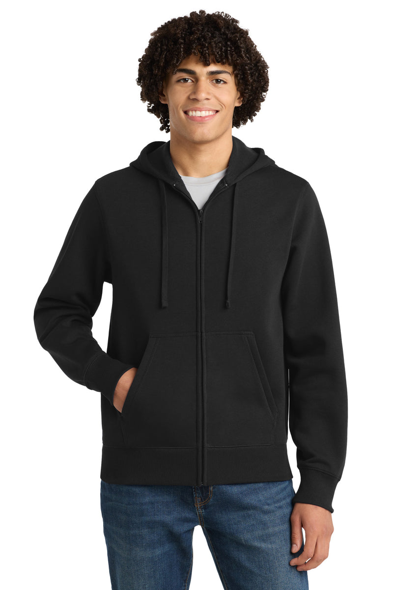 Sport-Tek Full-Zip Hooded Sweatshirt - Black