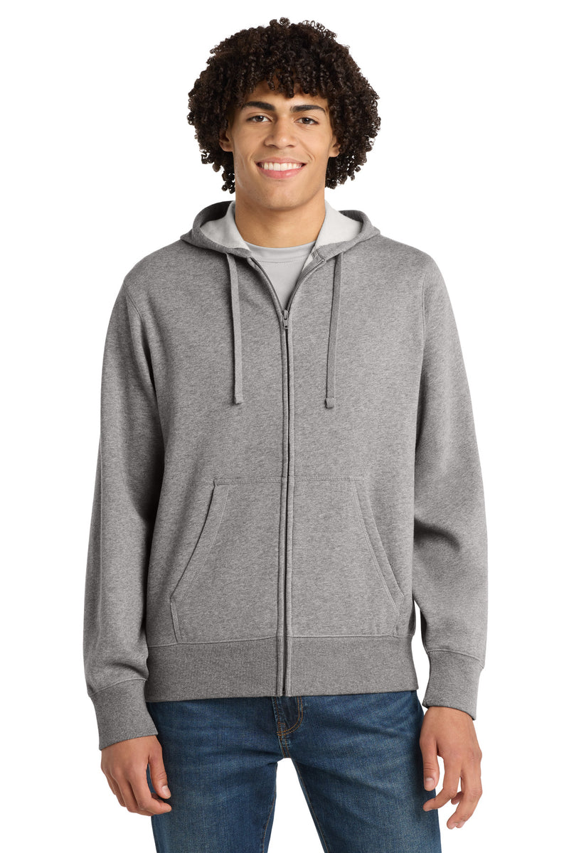 Sport-Tek Full-Zip Hooded Sweatshirt - Vintage Heather