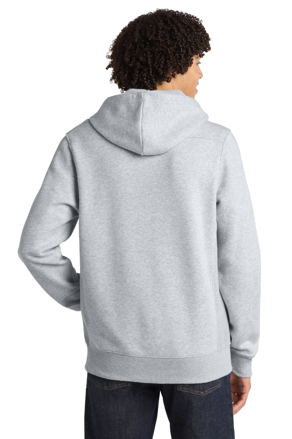 Sport-Tek Lace Up Pullover Hooded Sweatshirt - Athletic Heather
