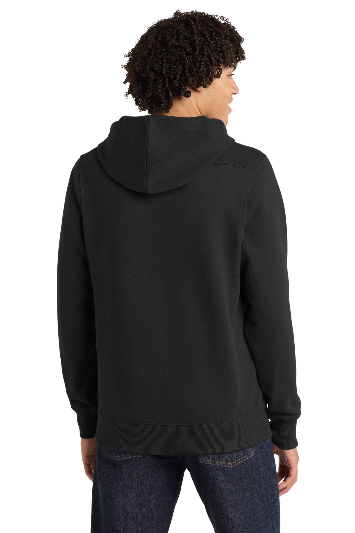 Sport-Tek Lace Up Pullover Hooded Sweatshirt - Black