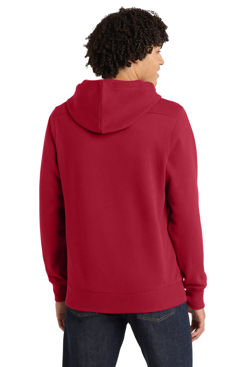 Sport-Tek Lace Up Pullover Hooded Sweatshirt - Deep Red