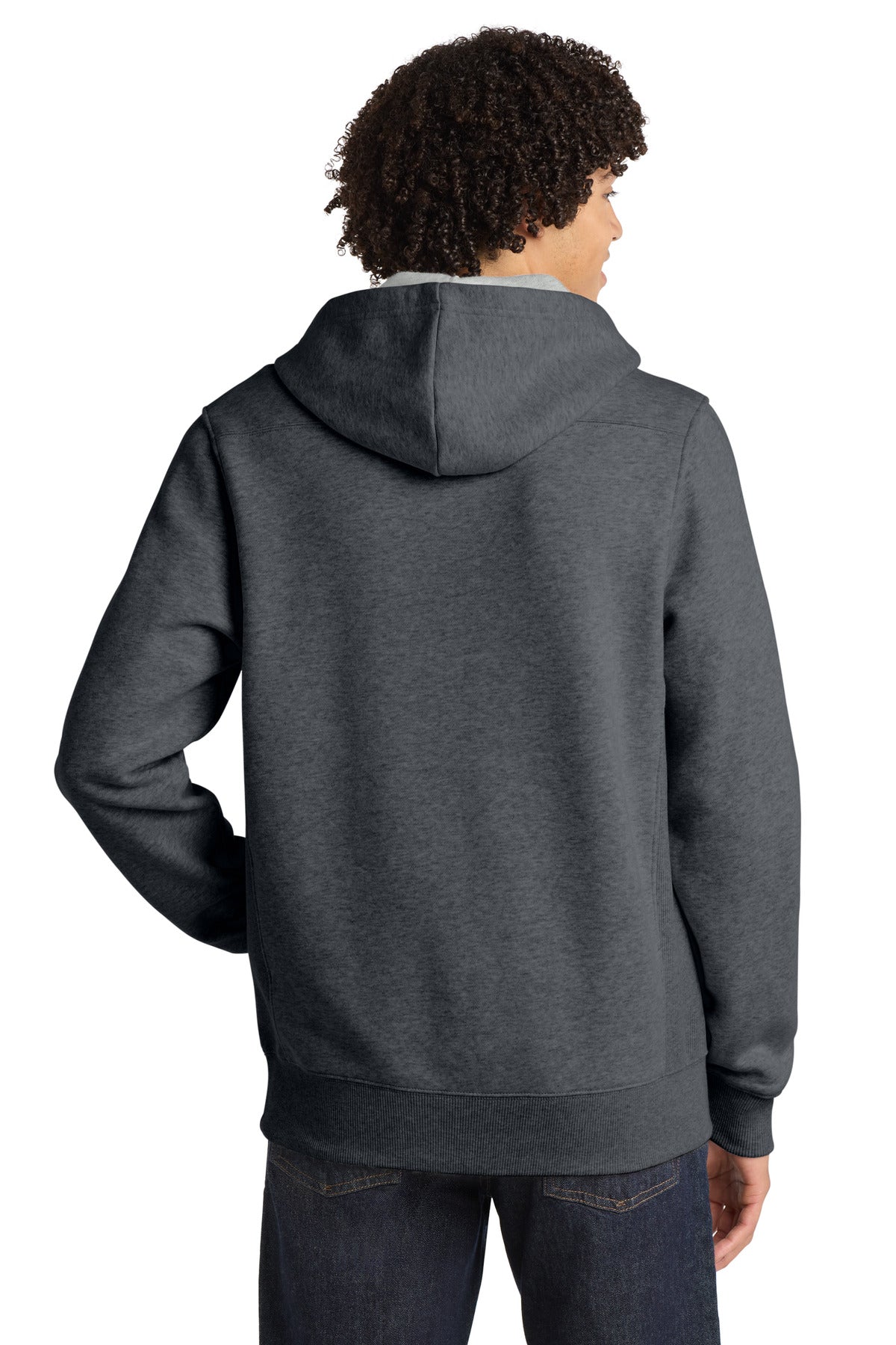 Sport-Tek Lace Up Pullover Hooded Sweatshirt - Graphite Heather