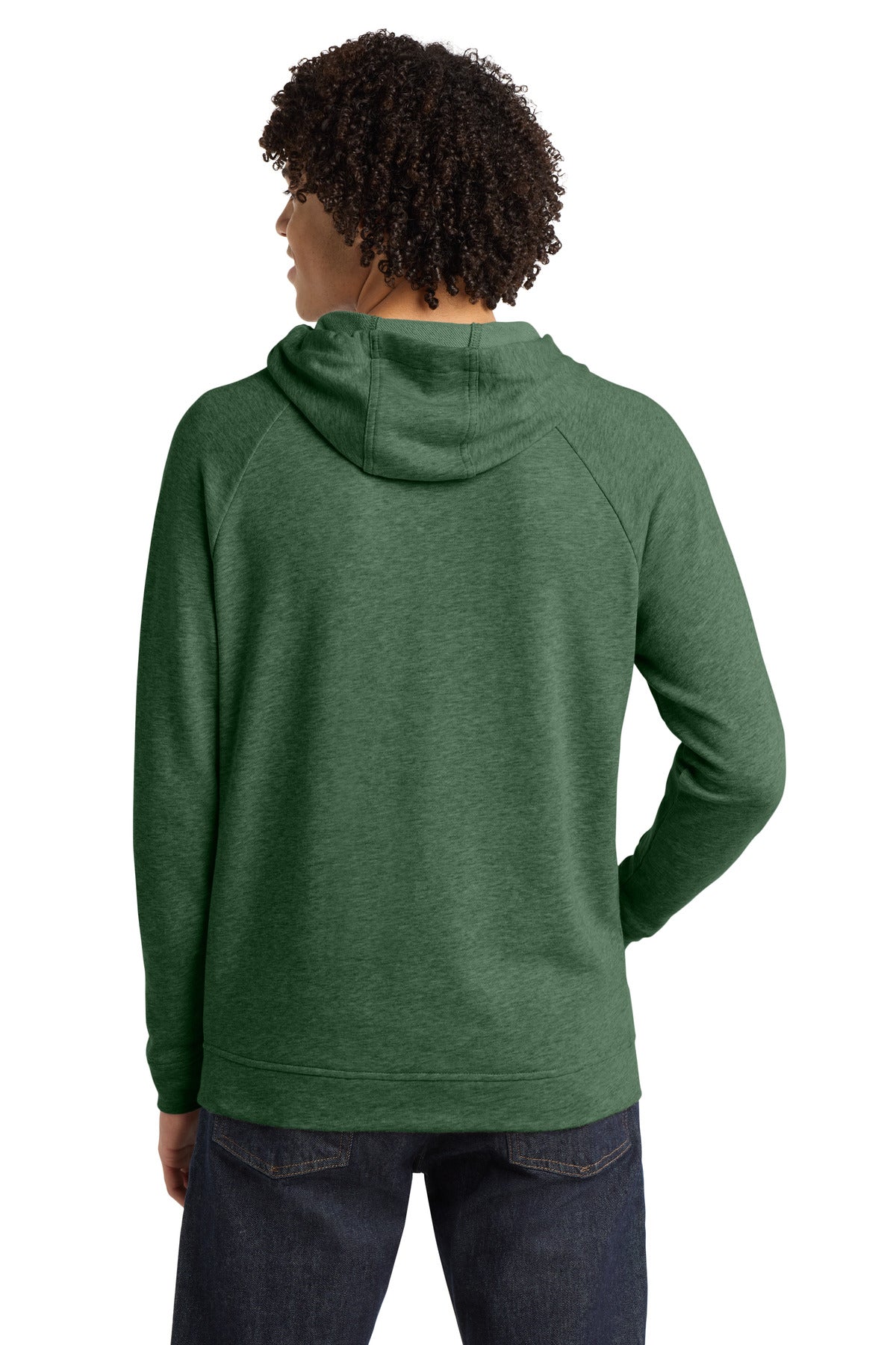 Sport-Tek  Lightweight French Terry Pullover Hoodie - Forest Green Heather