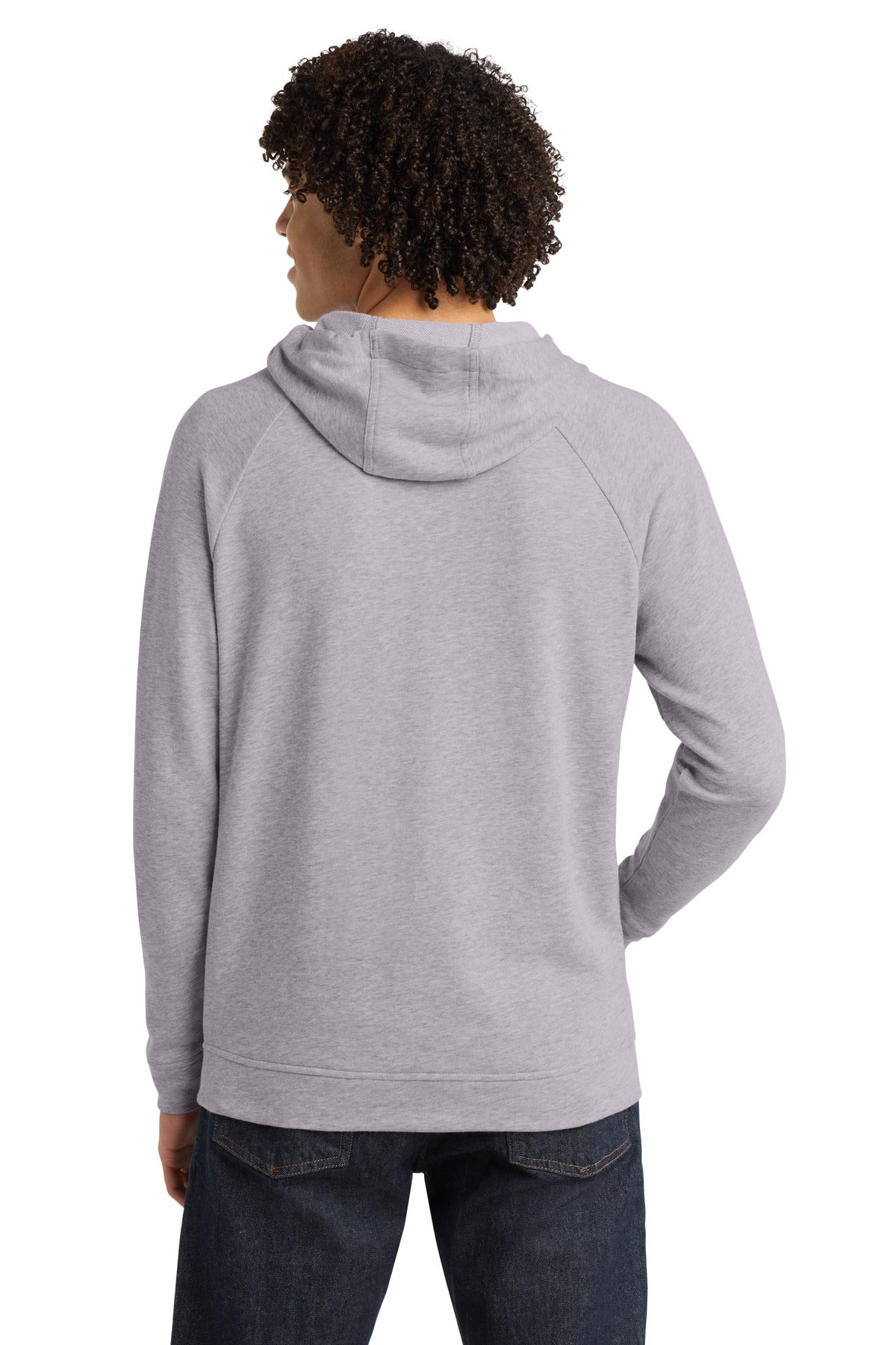 Sport-Tek  Lightweight French Terry Pullover Hoodie - Heather Grey