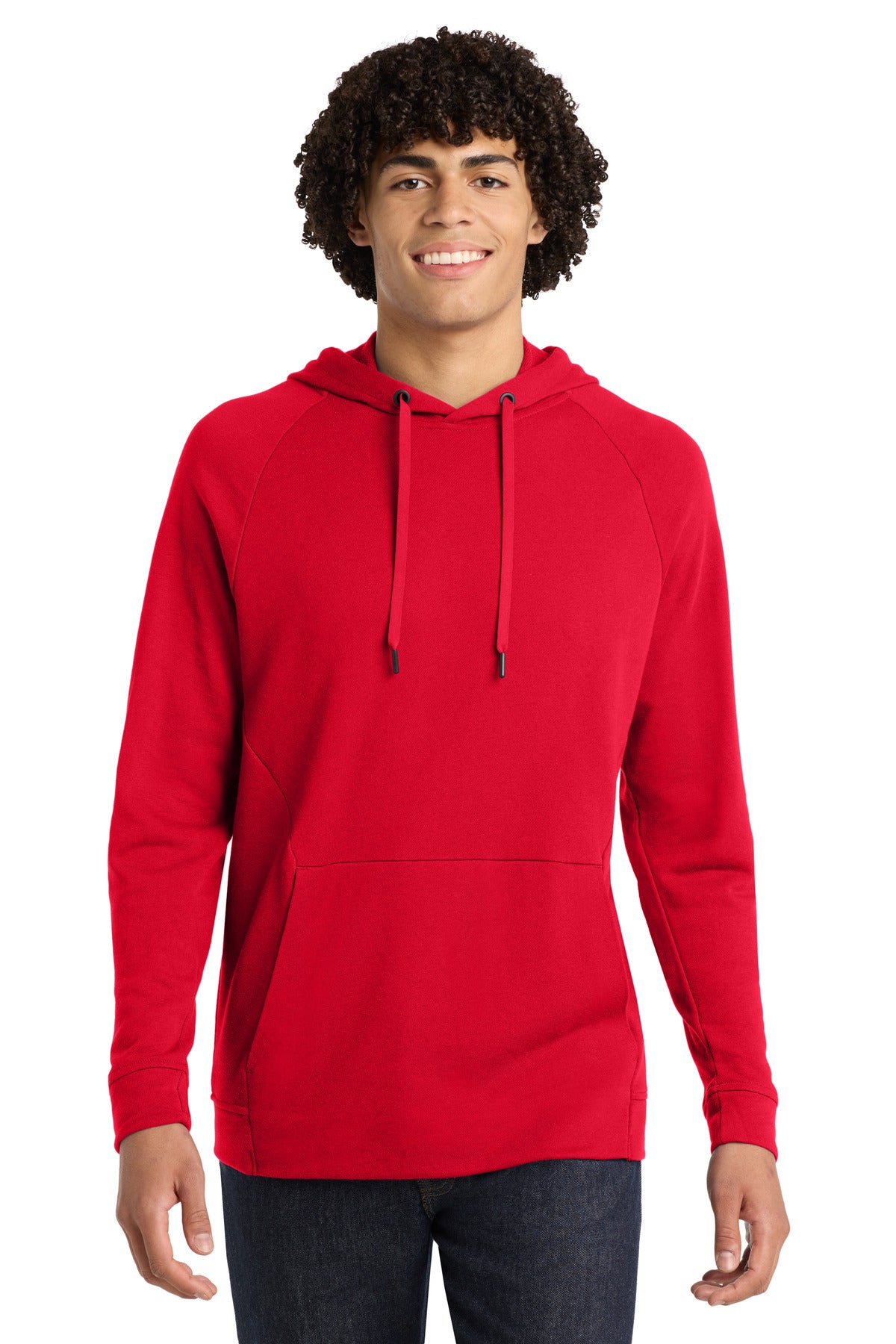 Sport-Tek  Lightweight French Terry Pullover Hoodie - True Red
