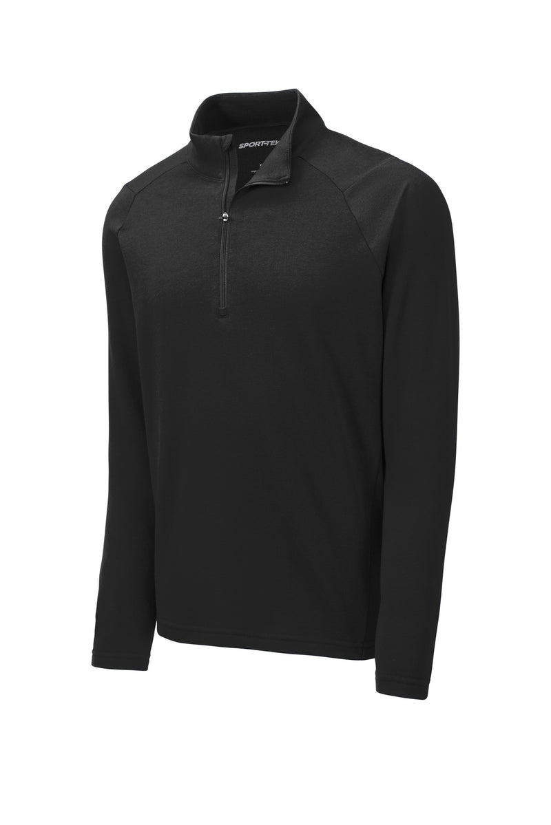 Sport-Tek  Lightweight French Terry 1/4-Zip Pullover - Black