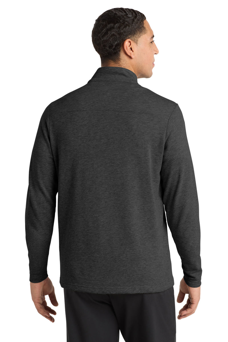 Sport-Tek  Lightweight French Terry 1/4-Zip Pullover - Heather Black