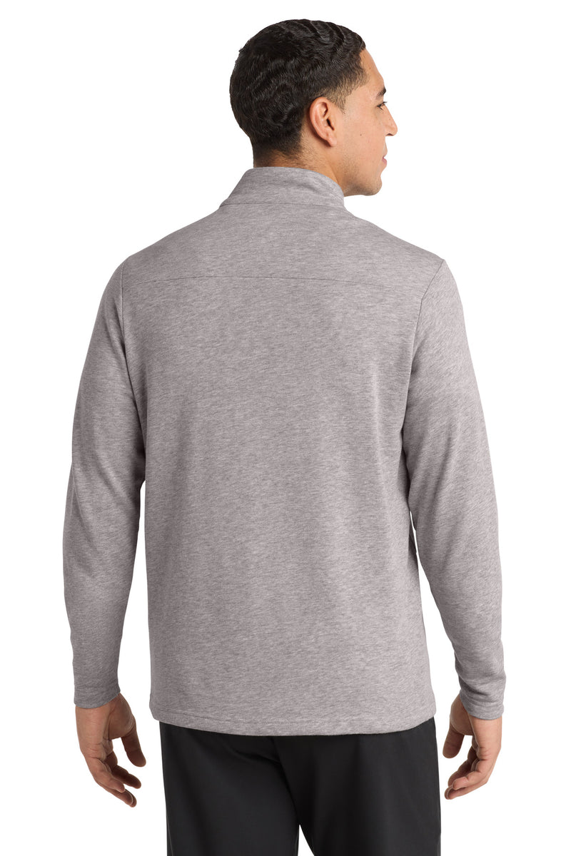 Sport-Tek  Lightweight French Terry 1/4-Zip Pullover - Heather Grey