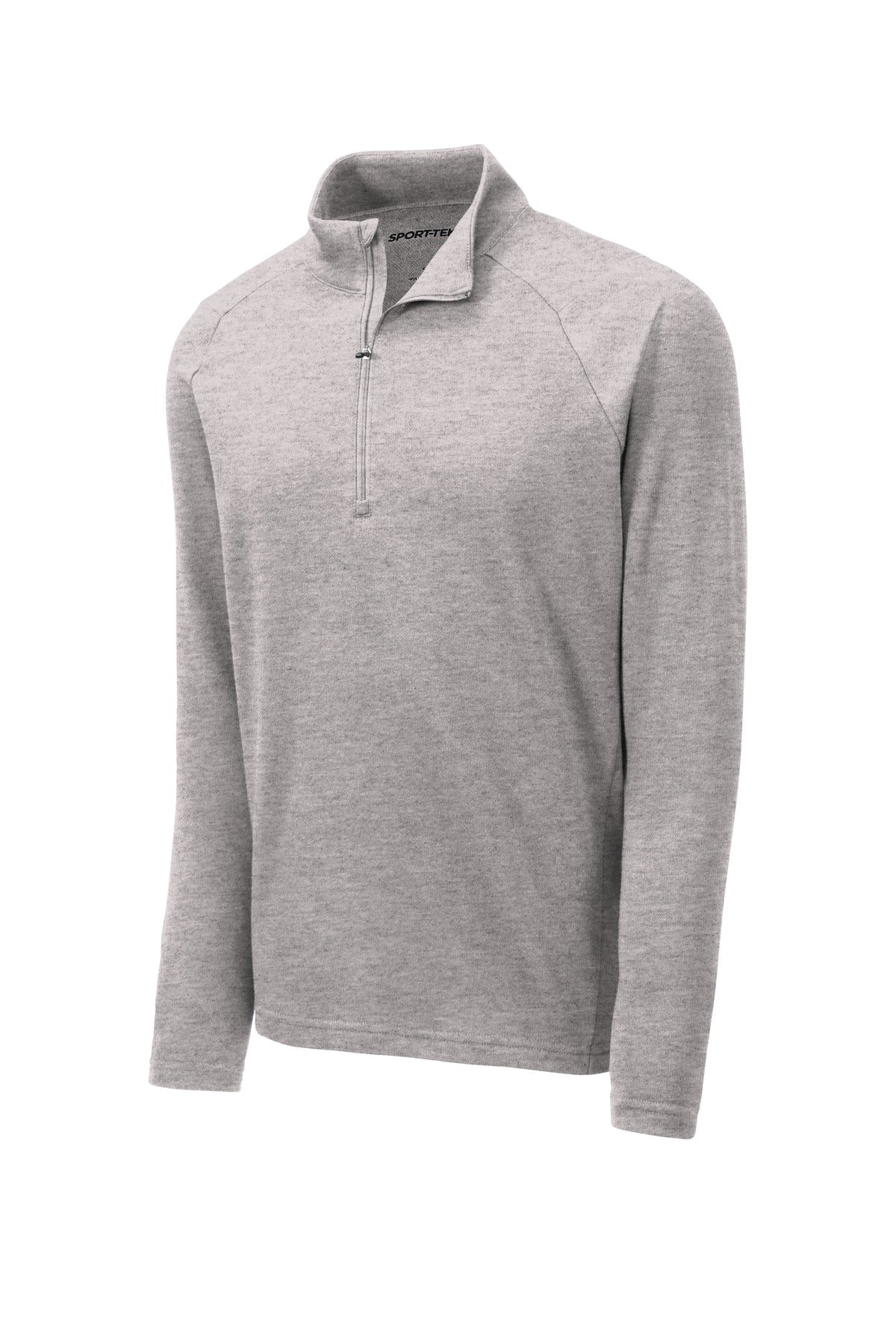 Sport-Tek  Lightweight French Terry 1/4-Zip Pullover - Heather Grey