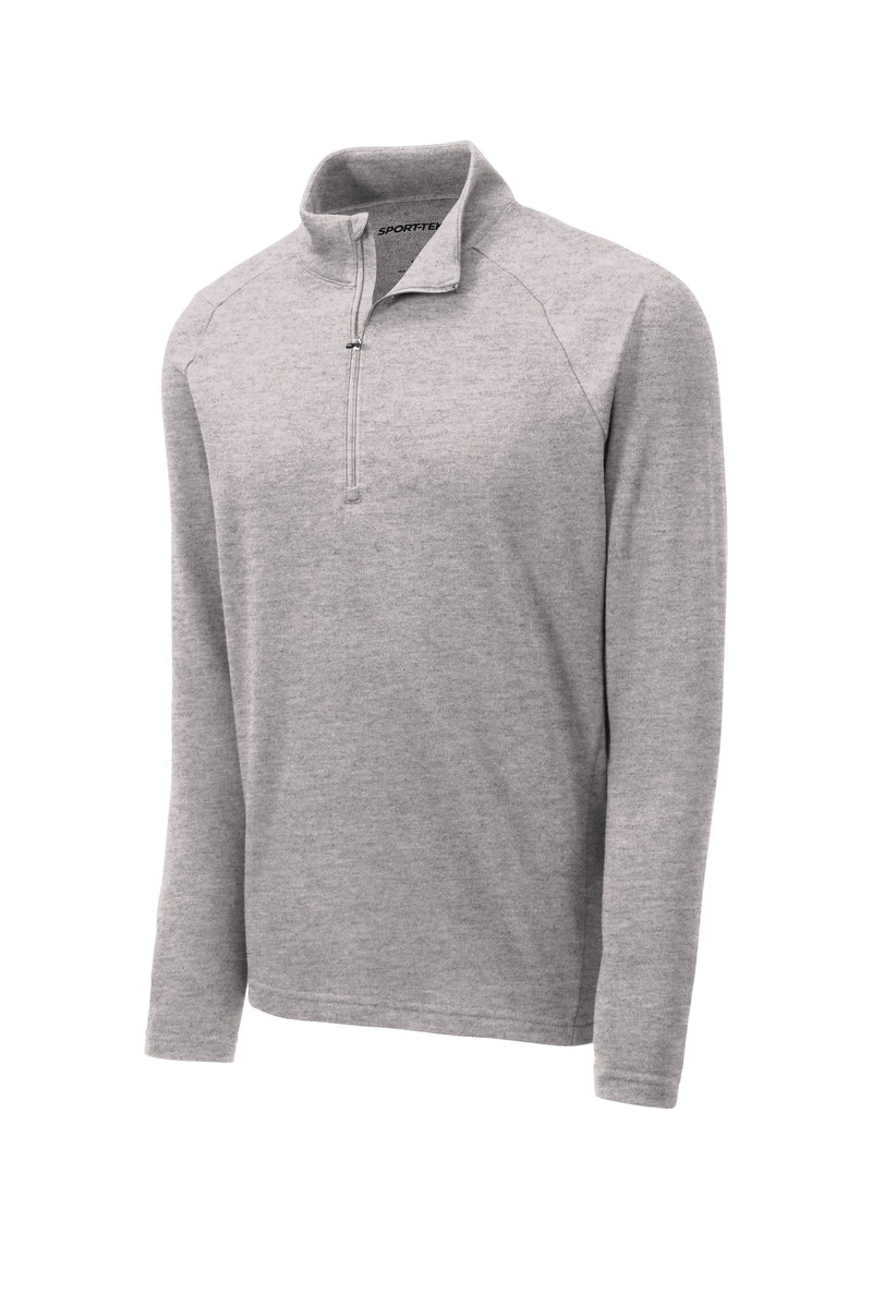 Sport-Tek  Lightweight French Terry 1/4-Zip Pullover - Heather Grey