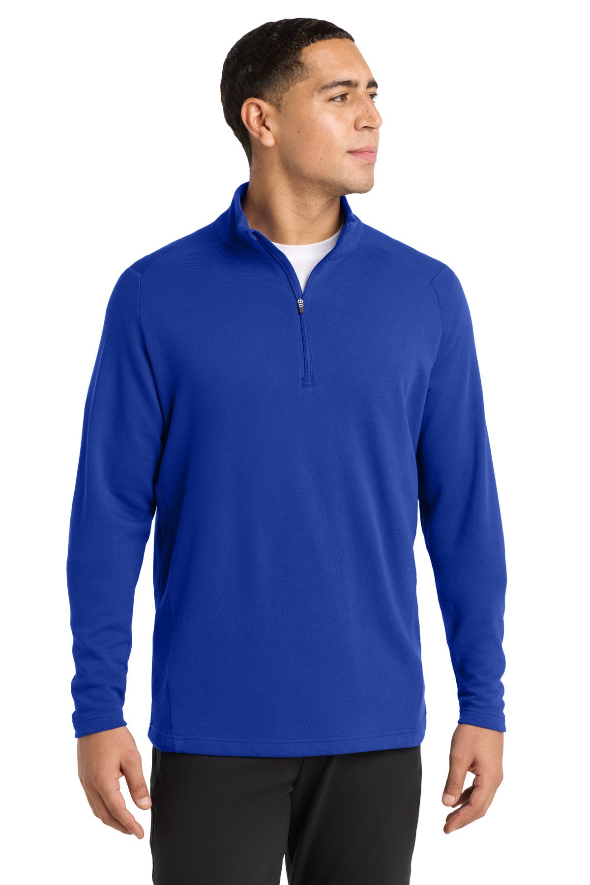 Sport-Tek  Lightweight French Terry 1/4-Zip Pullover - True Royal