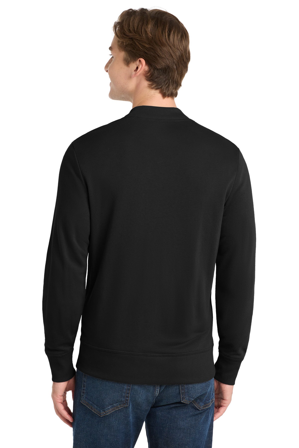 Sport-Tek  Lightweight French Terry Bomber - Black