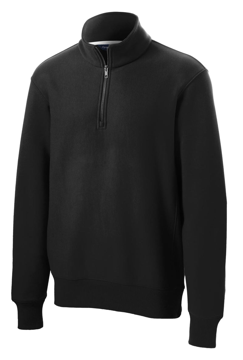 Sport-Tek Super Heavyweight 1/4-Zip Pullover Sweatshirt - Black