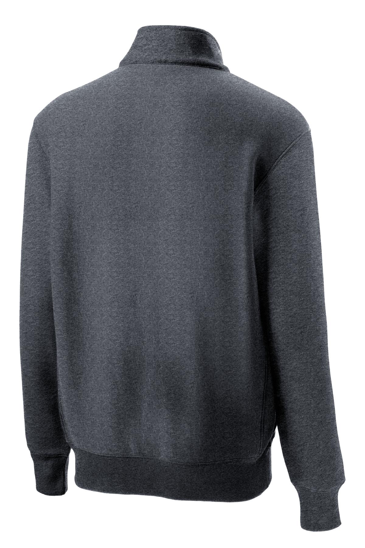 Sport-Tek Super Heavyweight 1/4-Zip Pullover Sweatshirt - Graphite Heather