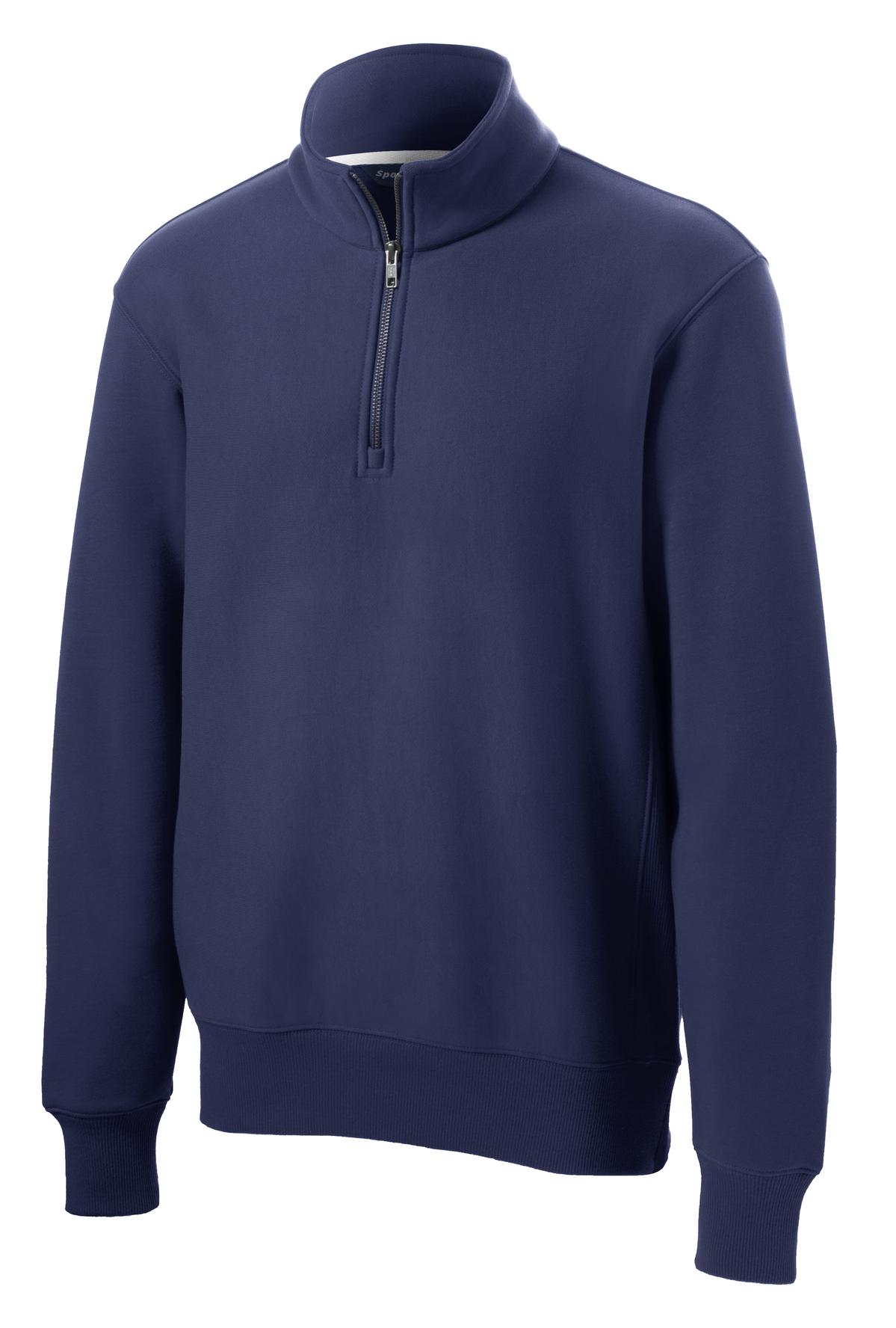 Sport-Tek Super Heavyweight 1/4-Zip Pullover Sweatshirt - True Navy