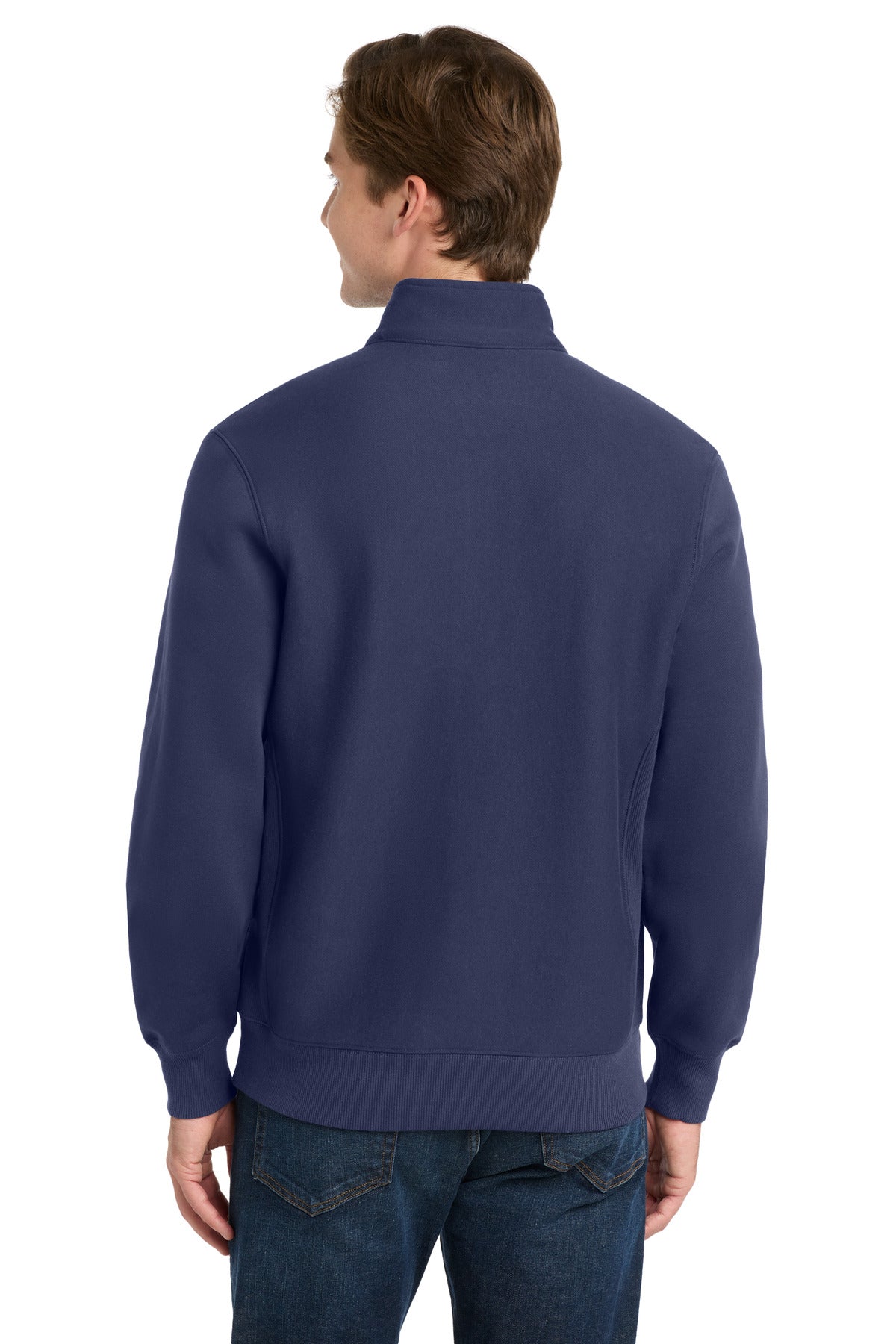 Sport-Tek Super Heavyweight 1/4-Zip Pullover Sweatshirt - True Navy