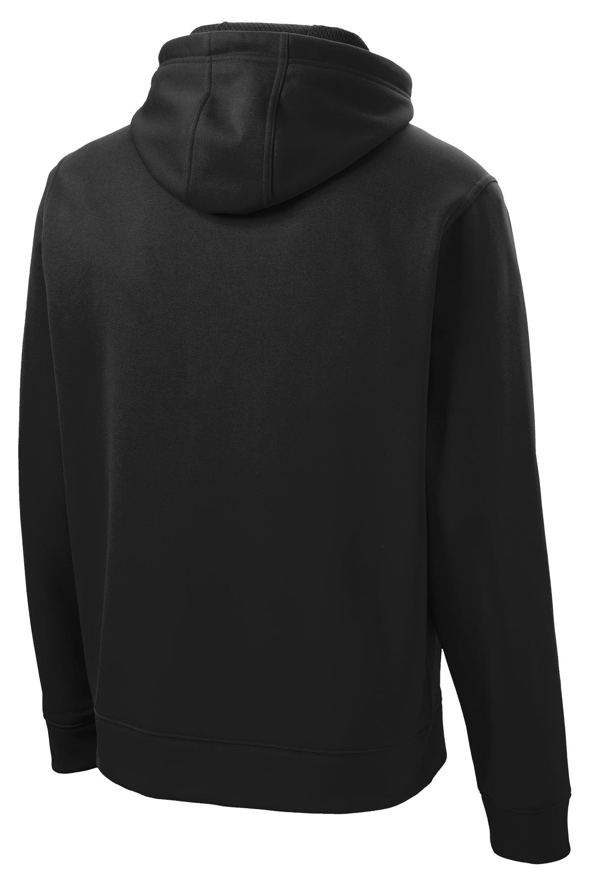 Sport-Tek Repel Fleece Hooded Pullover - Black