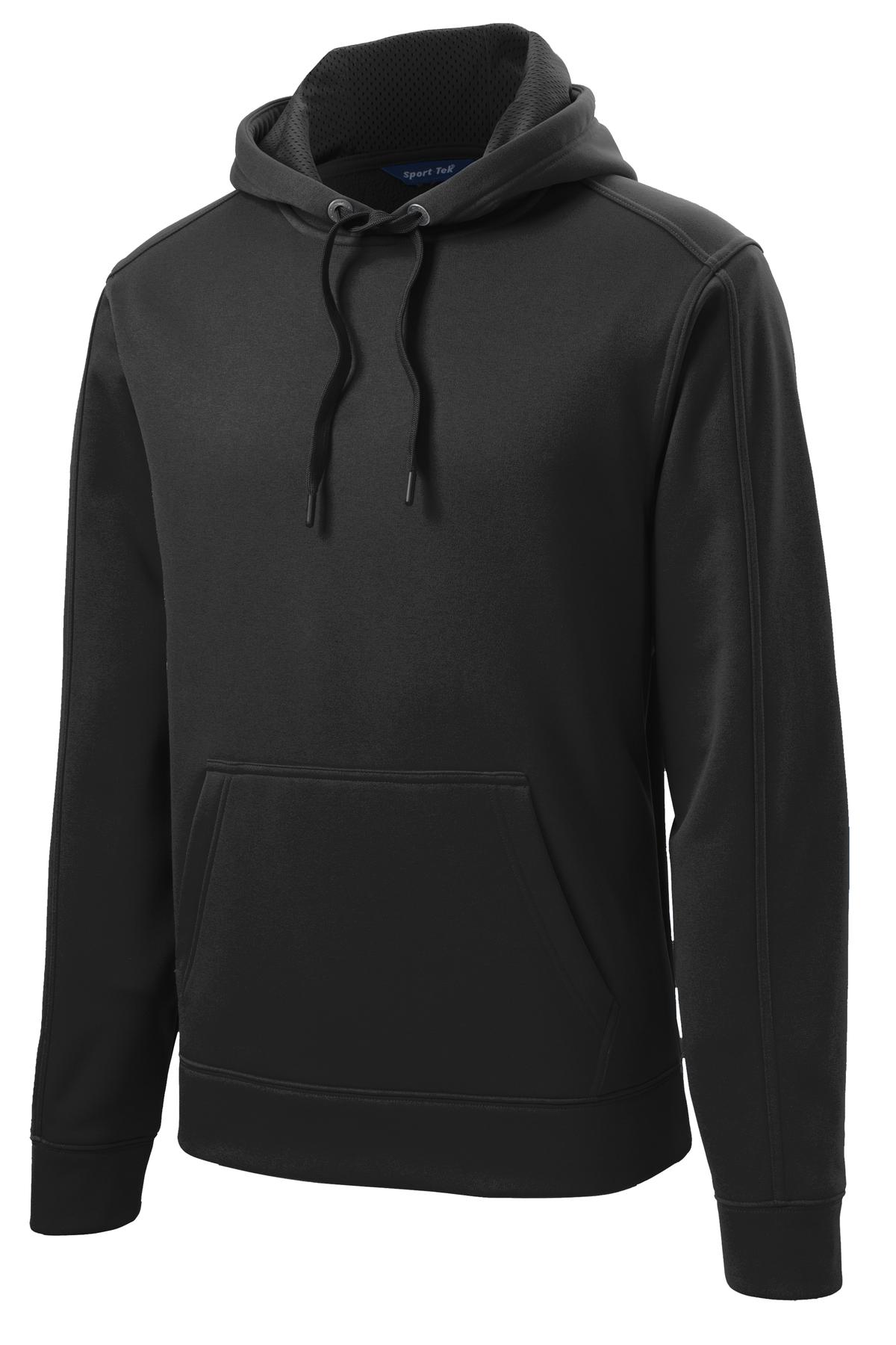 Sport-Tek Repel Fleece Hooded Pullover - Black