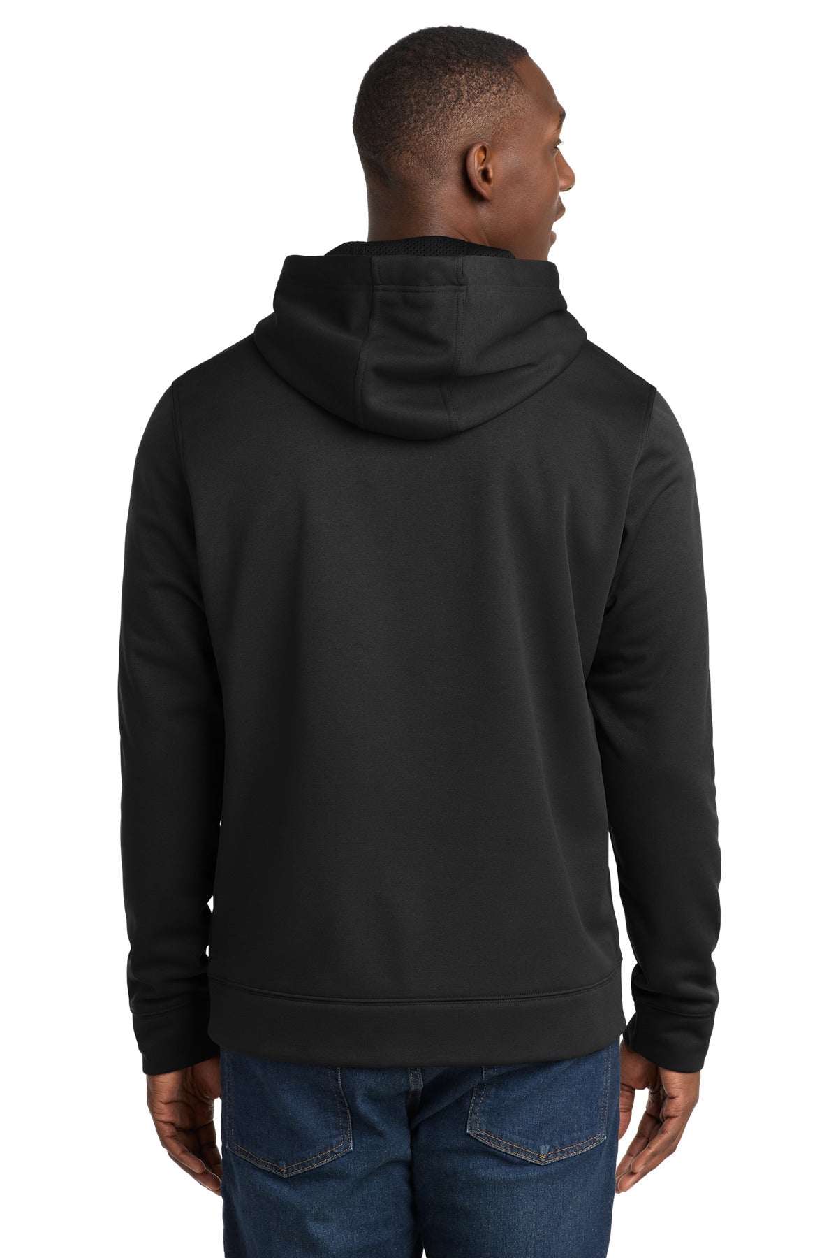 Sport-Tek Repel Fleece Hooded Pullover - Black