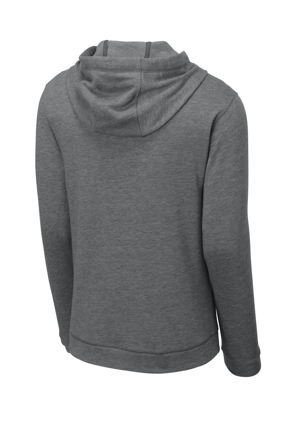 Sport-Tek  PosiCharge  Tri-Blend Wicking Fleece Hooded Pullover - Dark Grey Heather