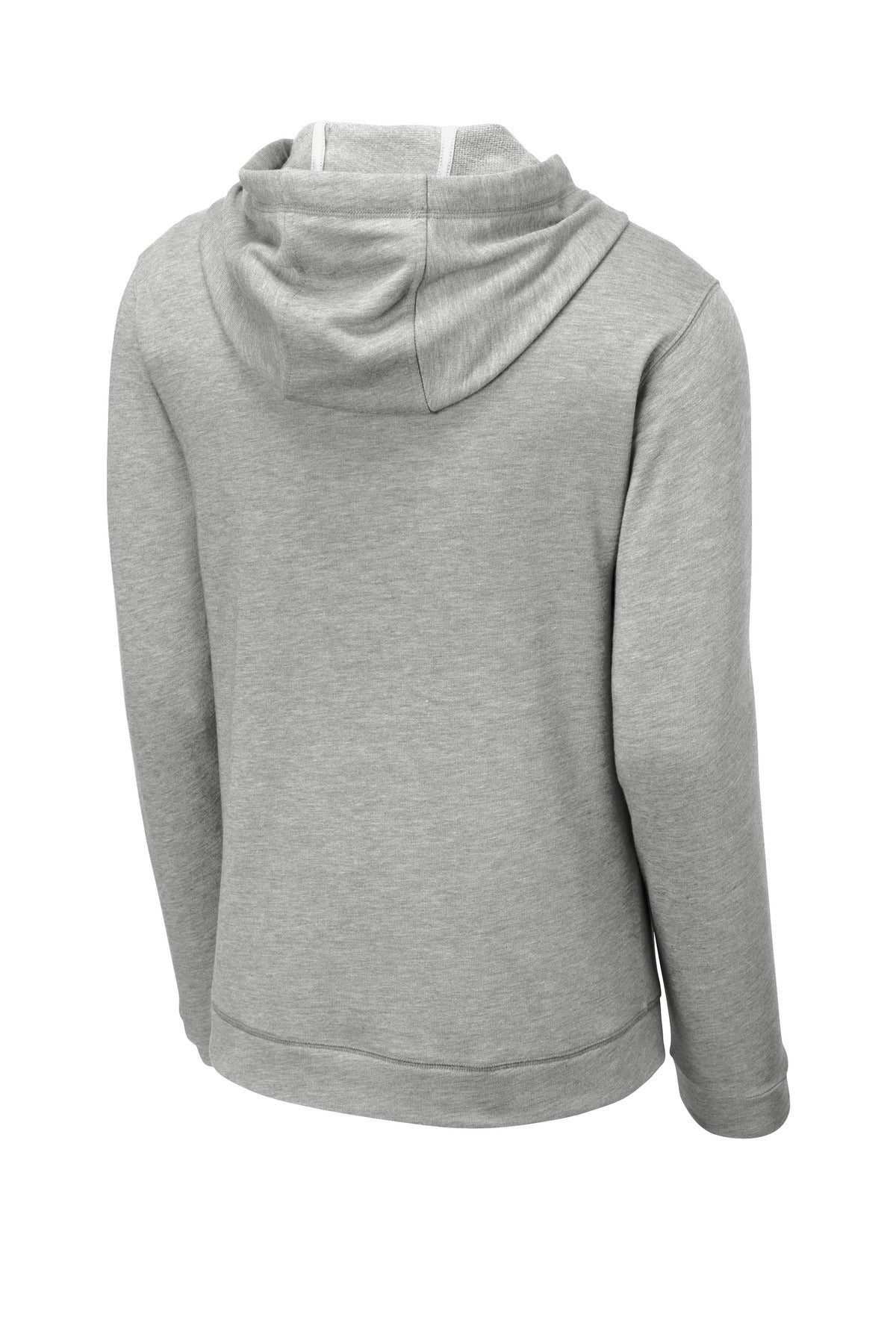Sport-Tek  PosiCharge  Tri-Blend Wicking Fleece Hooded Pullover - Light Grey Heather