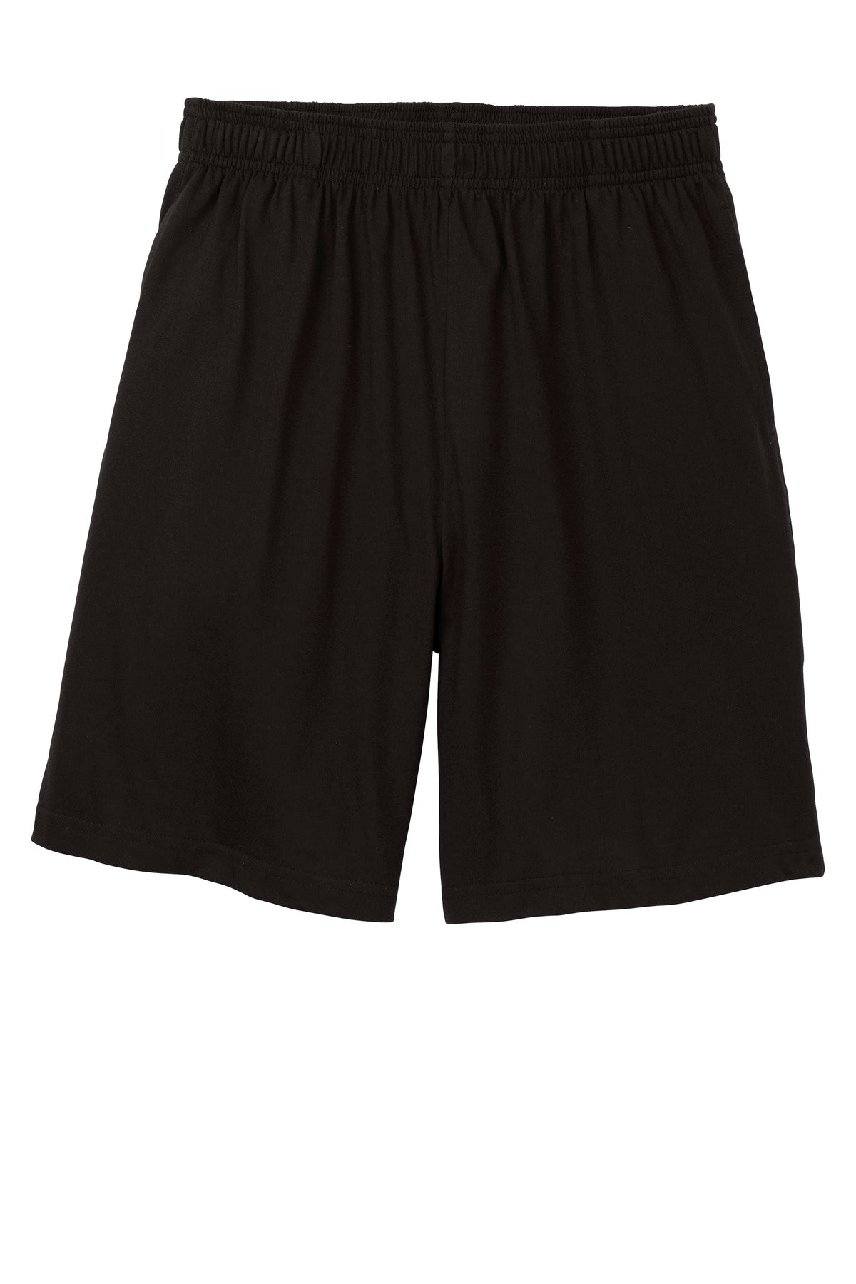Sport-Tek Jersey Knit Short with Pockets - Black