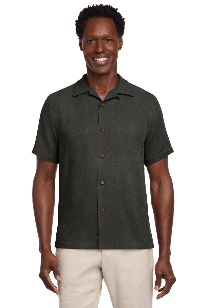 Tommy Bahama Tropic Isles Short Sleeve Shirt - Black