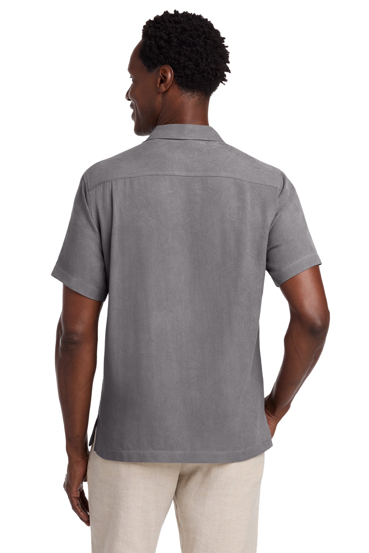 Tommy Bahama Tropic Isles Short Sleeve Shirt - Shadow