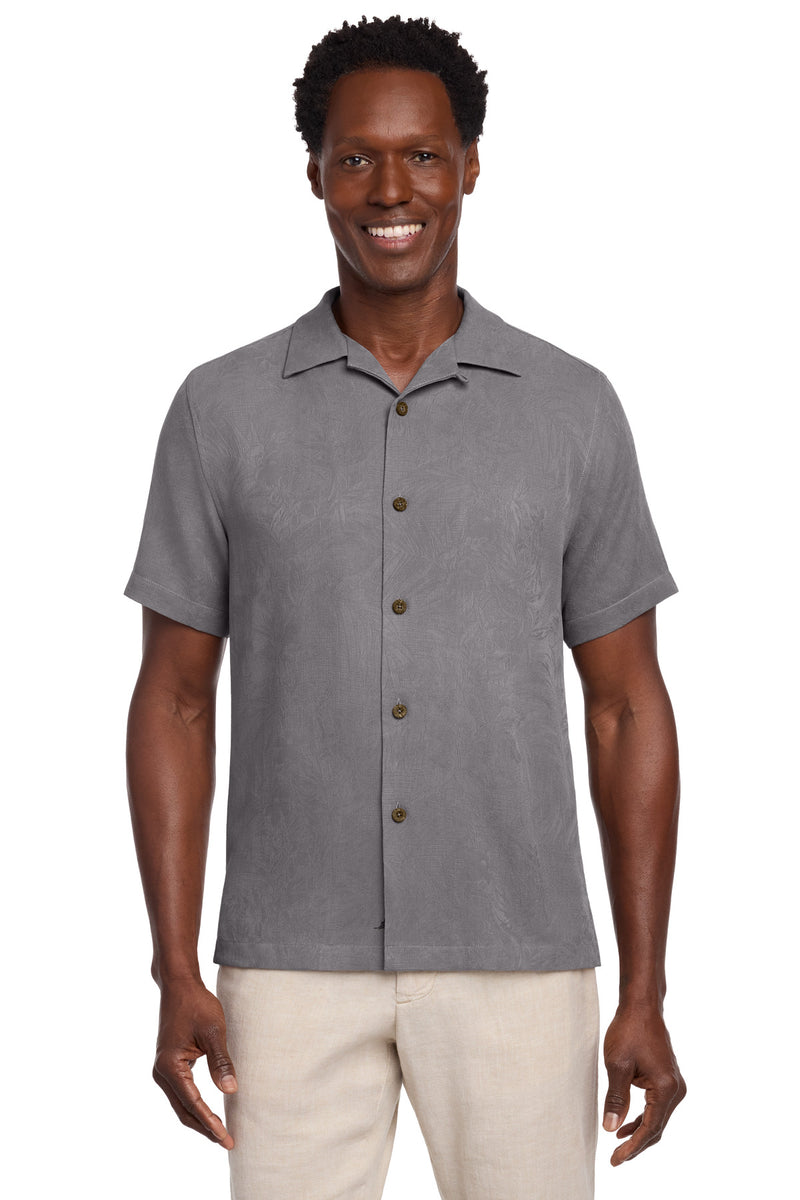 Tommy Bahama Tropic Isles Short Sleeve Shirt - Shadow