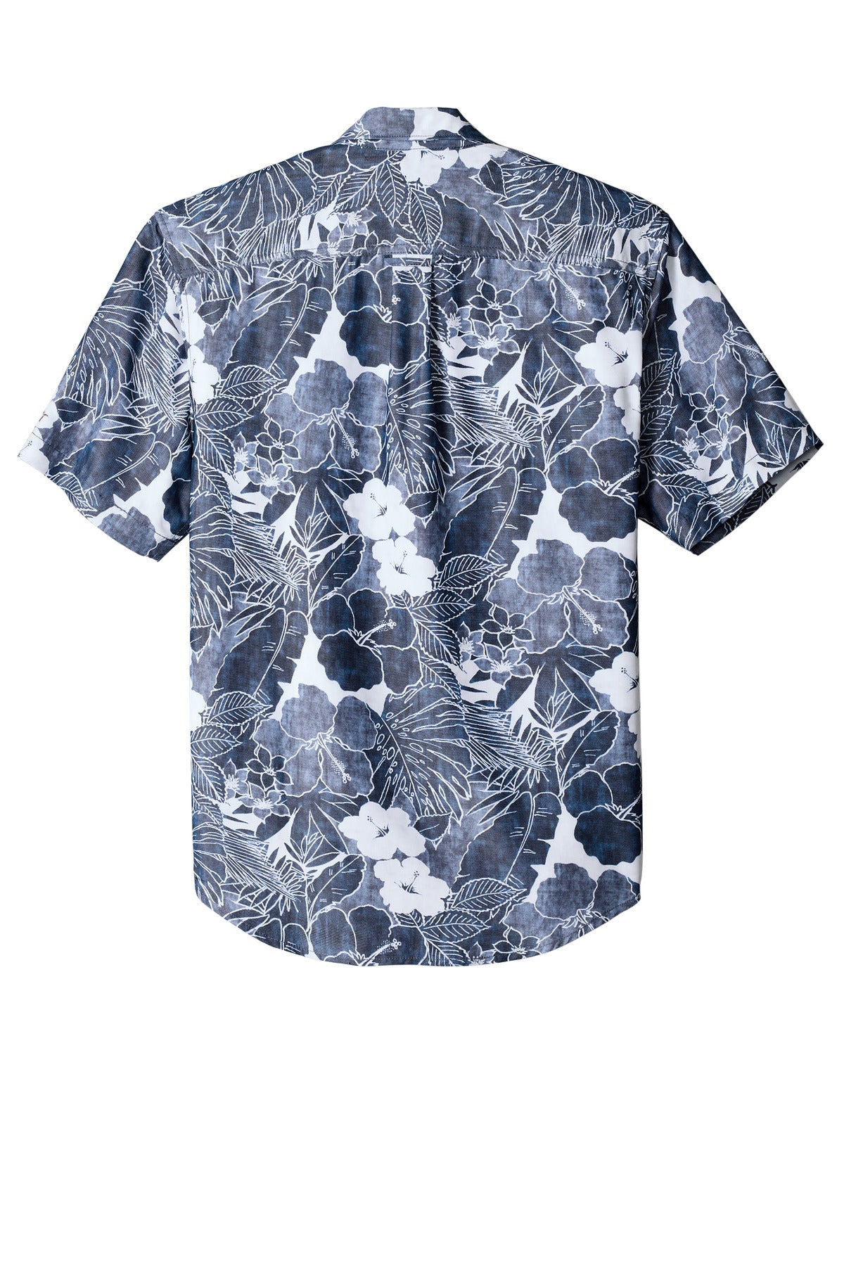 Tommy Bahama Coconut Point Playa Flora Short Sleeve Shirt - Blue Note