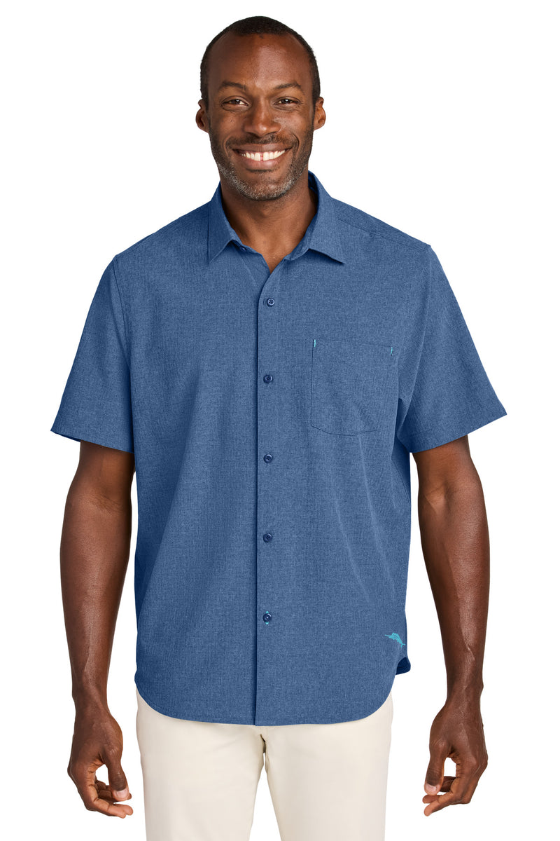 Tommy Bahama Sandy Point Short Sleeve Shirt - Classic Blue