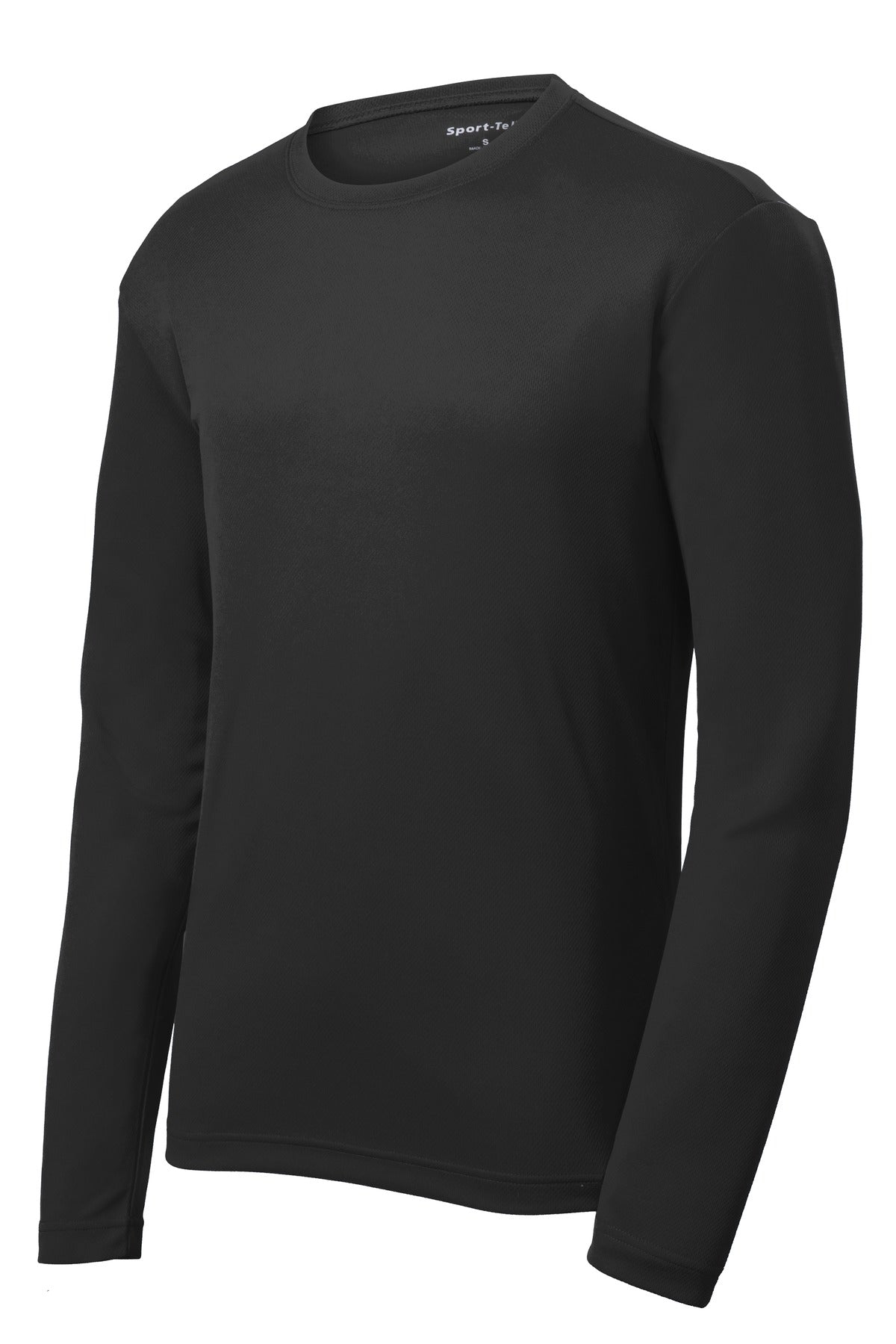 Sport-Tek PosiCharge RacerMesh Long Sleeve Tee - Black
