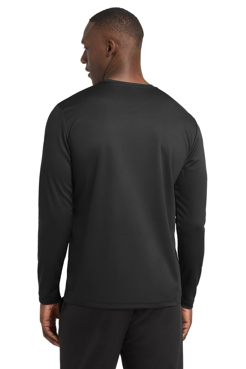 Sport-Tek PosiCharge RacerMesh Long Sleeve Tee - Black