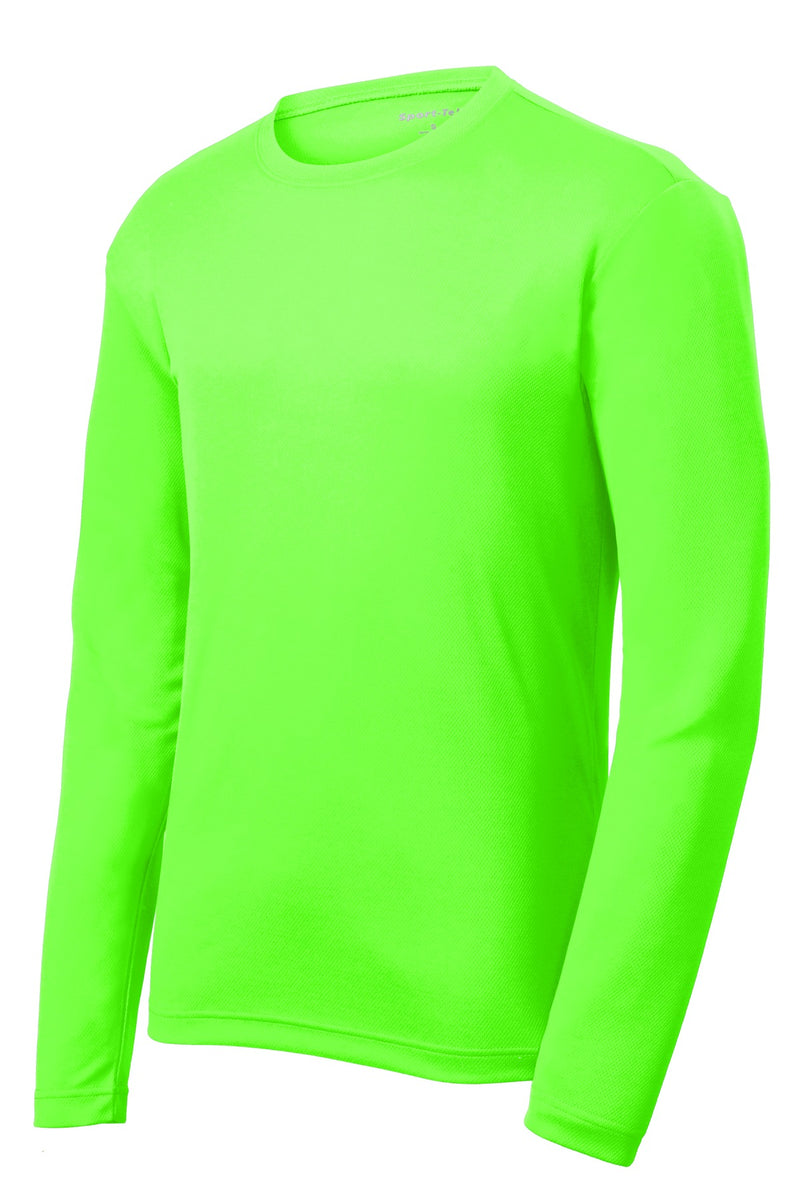 Sport-Tek PosiCharge RacerMesh Long Sleeve Tee - Neon Green