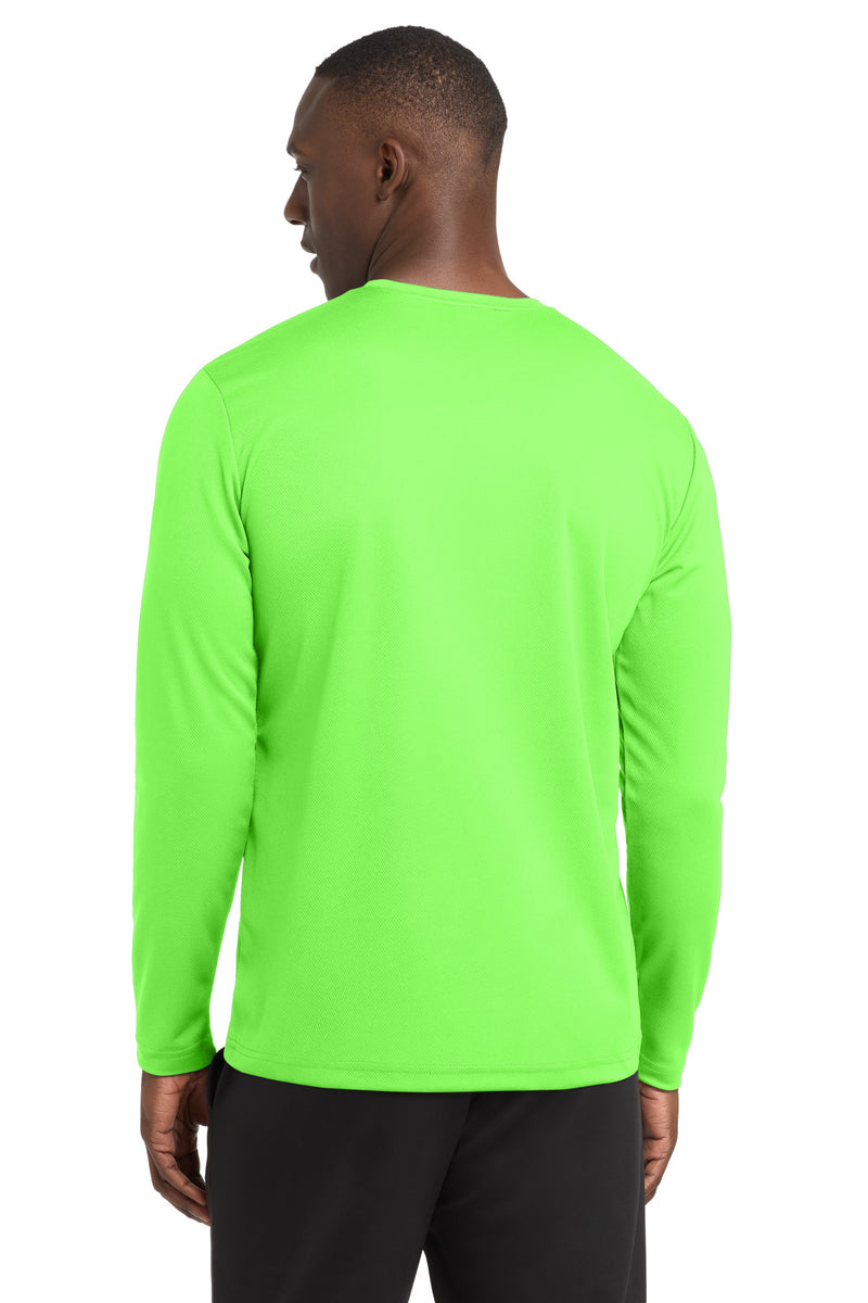Sport-Tek PosiCharge RacerMesh Long Sleeve Tee - Neon Green