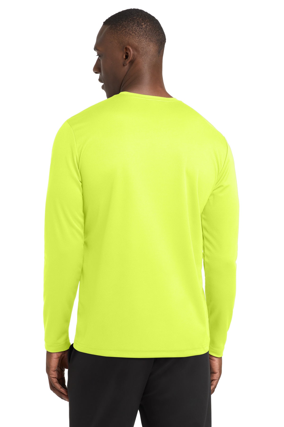 Sport-Tek PosiCharge RacerMesh Long Sleeve Tee - Neon Yellow