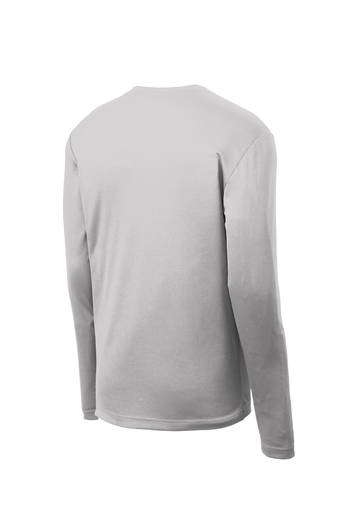 Sport-Tek PosiCharge RacerMesh Long Sleeve Tee - Silver