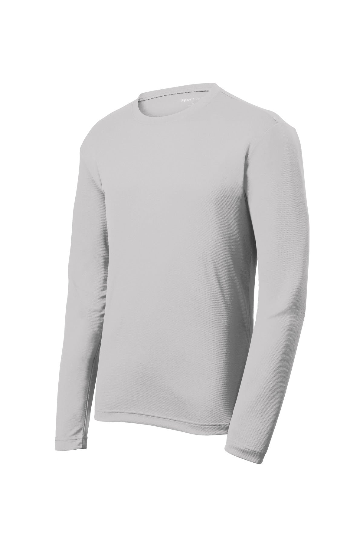 Sport-Tek PosiCharge RacerMesh Long Sleeve Tee - Silver
