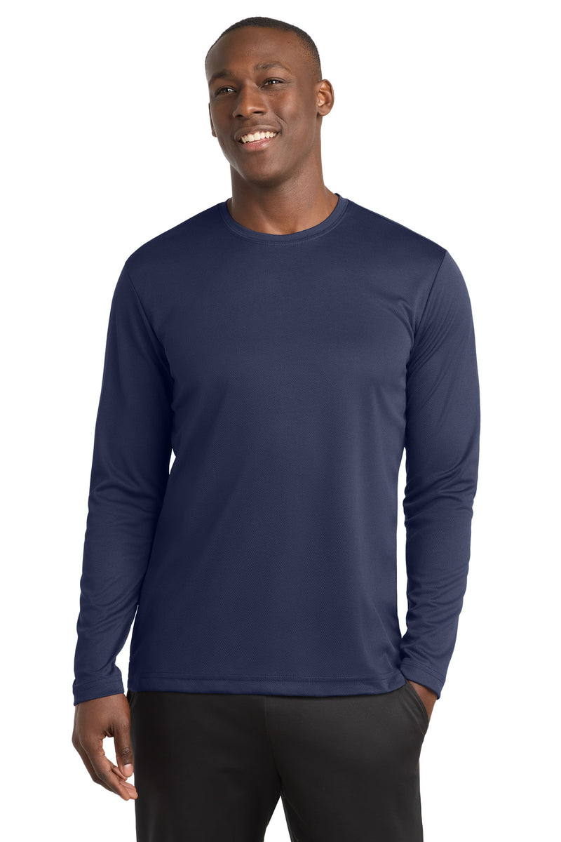 Sport-Tek PosiCharge RacerMesh Long Sleeve Tee - True Navy