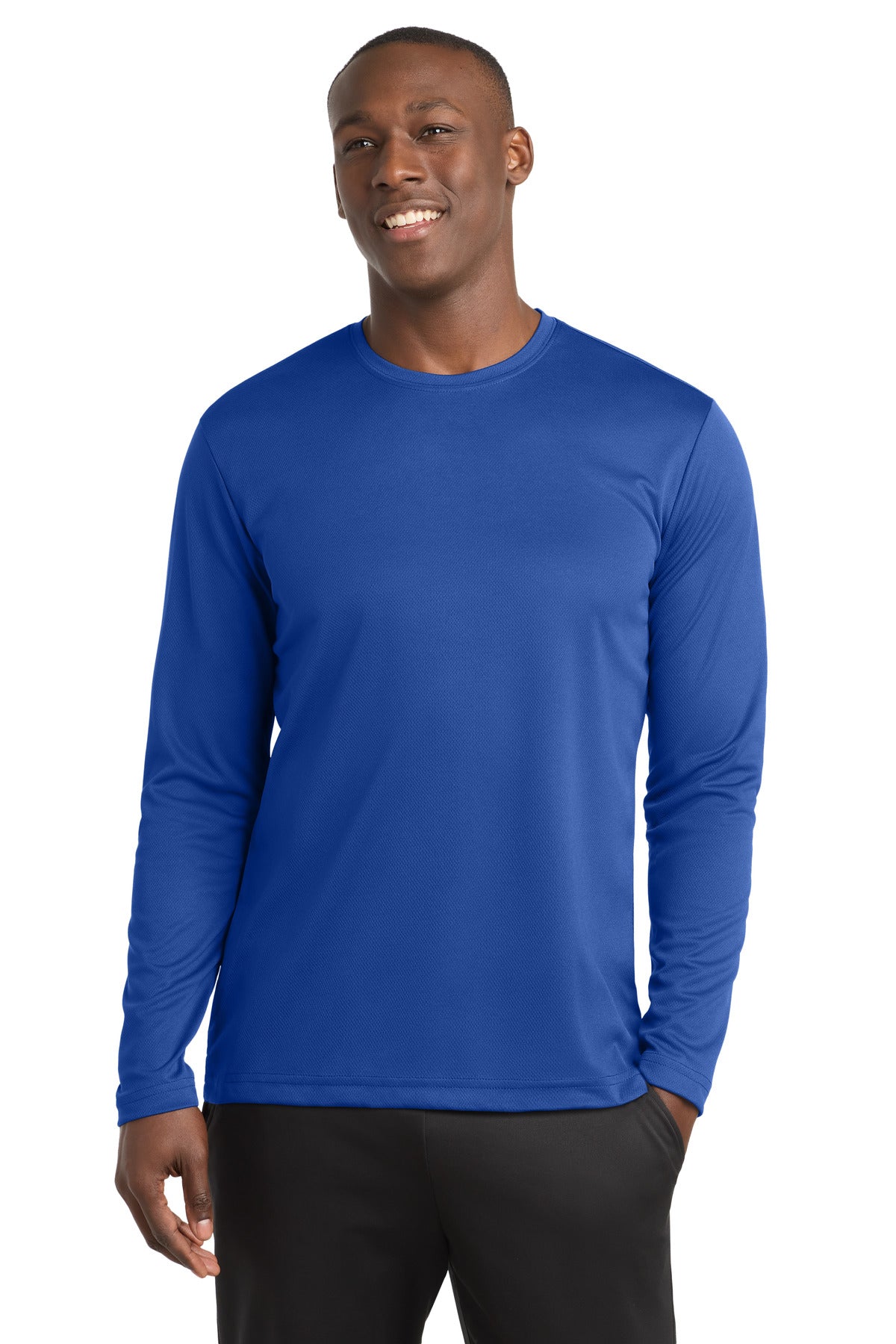 Sport-Tek PosiCharge RacerMesh Long Sleeve Tee - True Royal