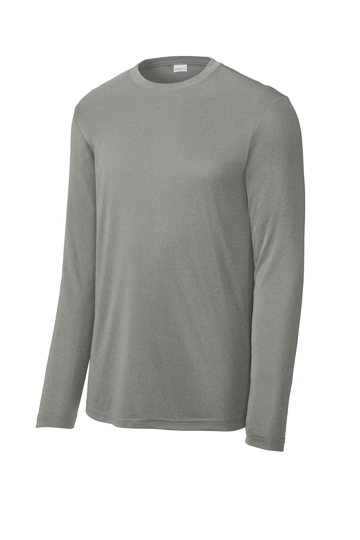 Sport-Tek Long Sleeve PosiCharge Competitor Tee - Grey Concrete Heather
