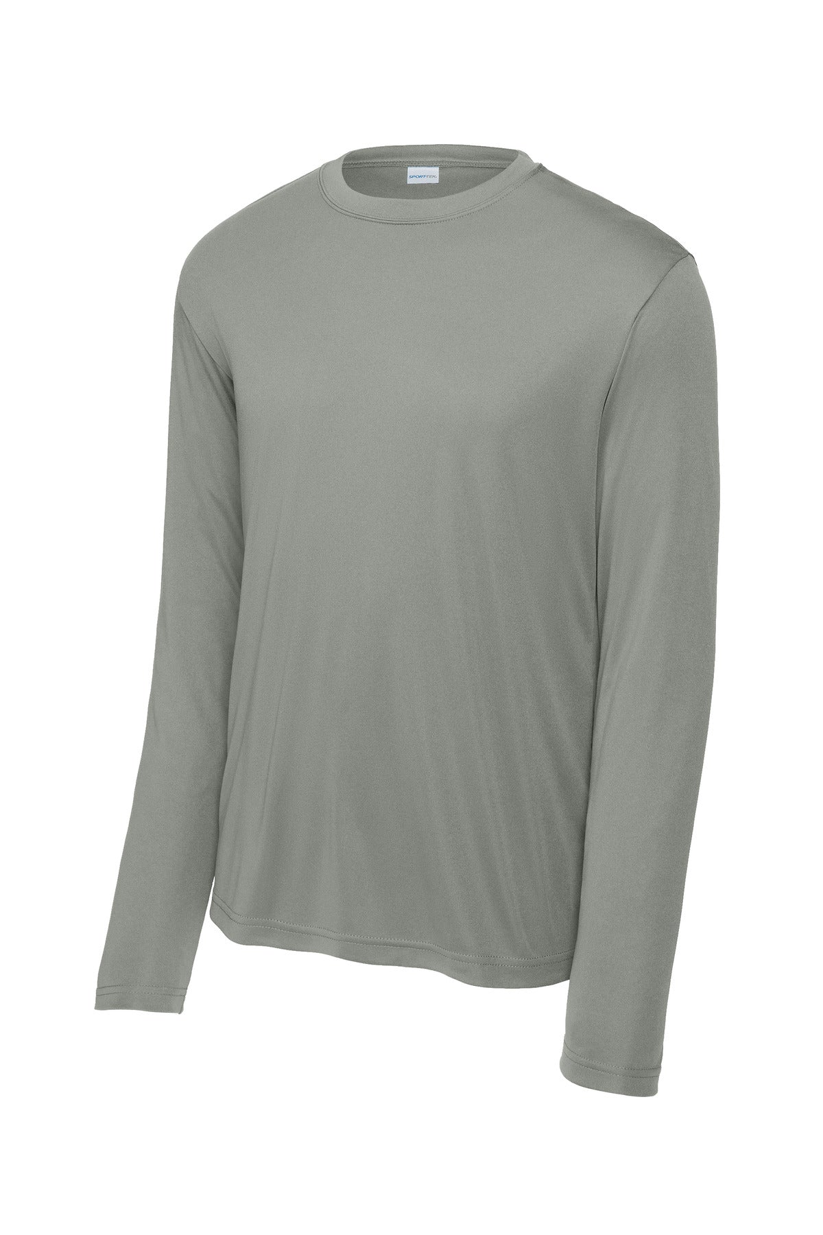 Sport-Tek Long Sleeve PosiCharge Competitor Tee - Grey Concrete