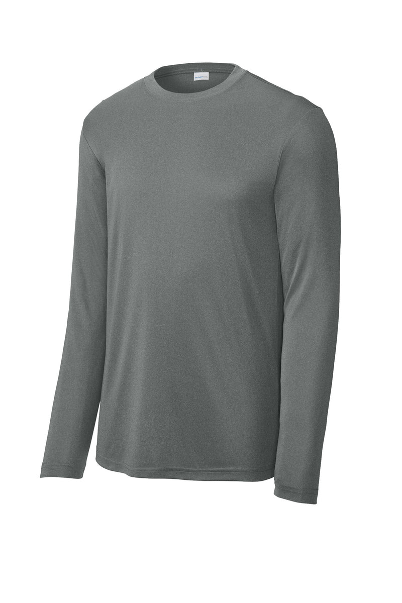 Sport-Tek Long Sleeve PosiCharge Competitor Tee - Iron Grey Heather