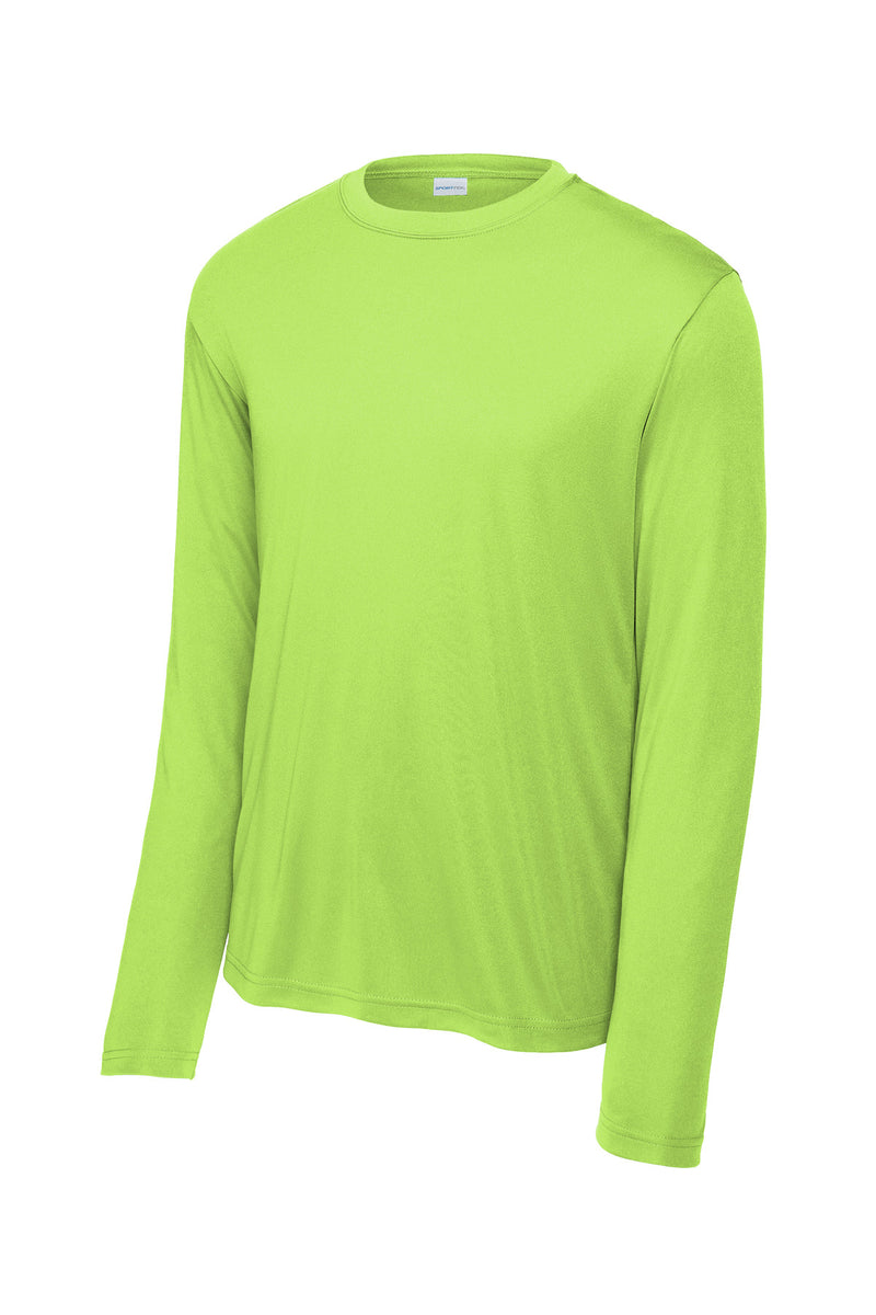 Sport-Tek Long Sleeve PosiCharge Competitor Tee - Lime Shock