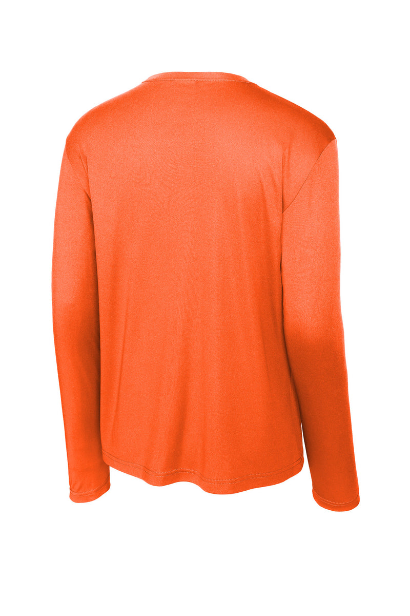 Sport-Tek Long Sleeve PosiCharge Competitor Tee - Neon Orange