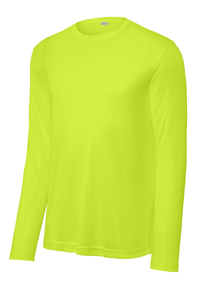 Sport-Tek Long Sleeve PosiCharge Competitor Tee - Neon Yellow