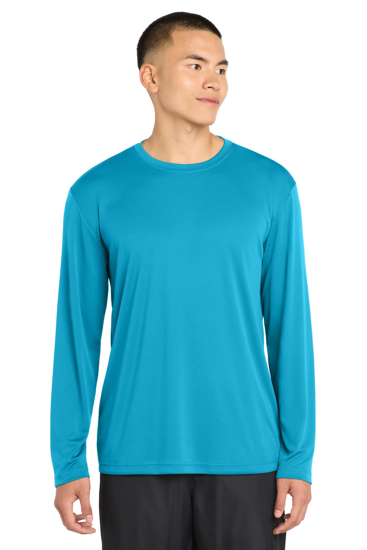 Sport-Tek Long Sleeve PosiCharge Competitor Tee - Atomic Blue