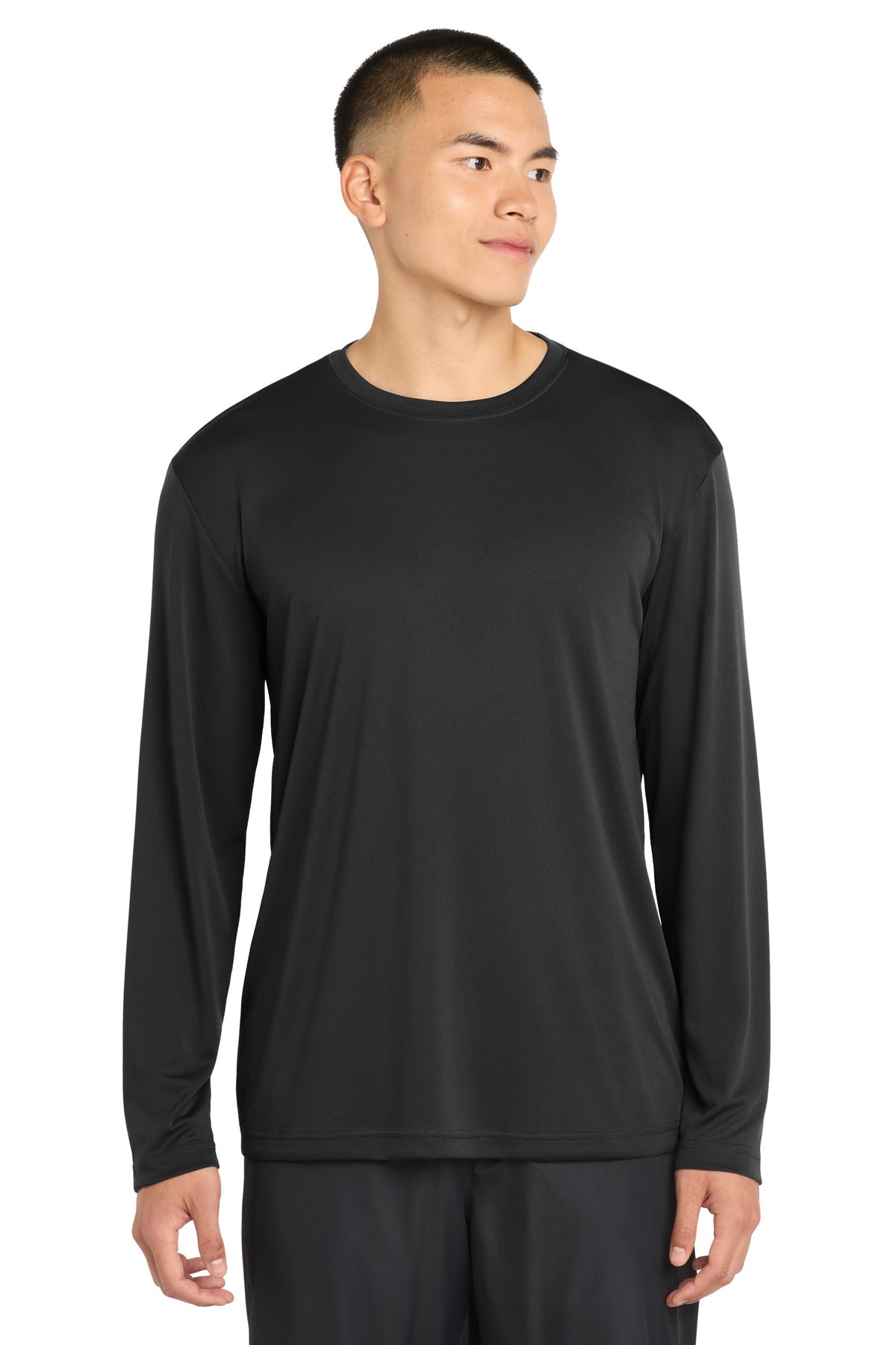 Sport-Tek Long Sleeve PosiCharge Competitor Tee - Black