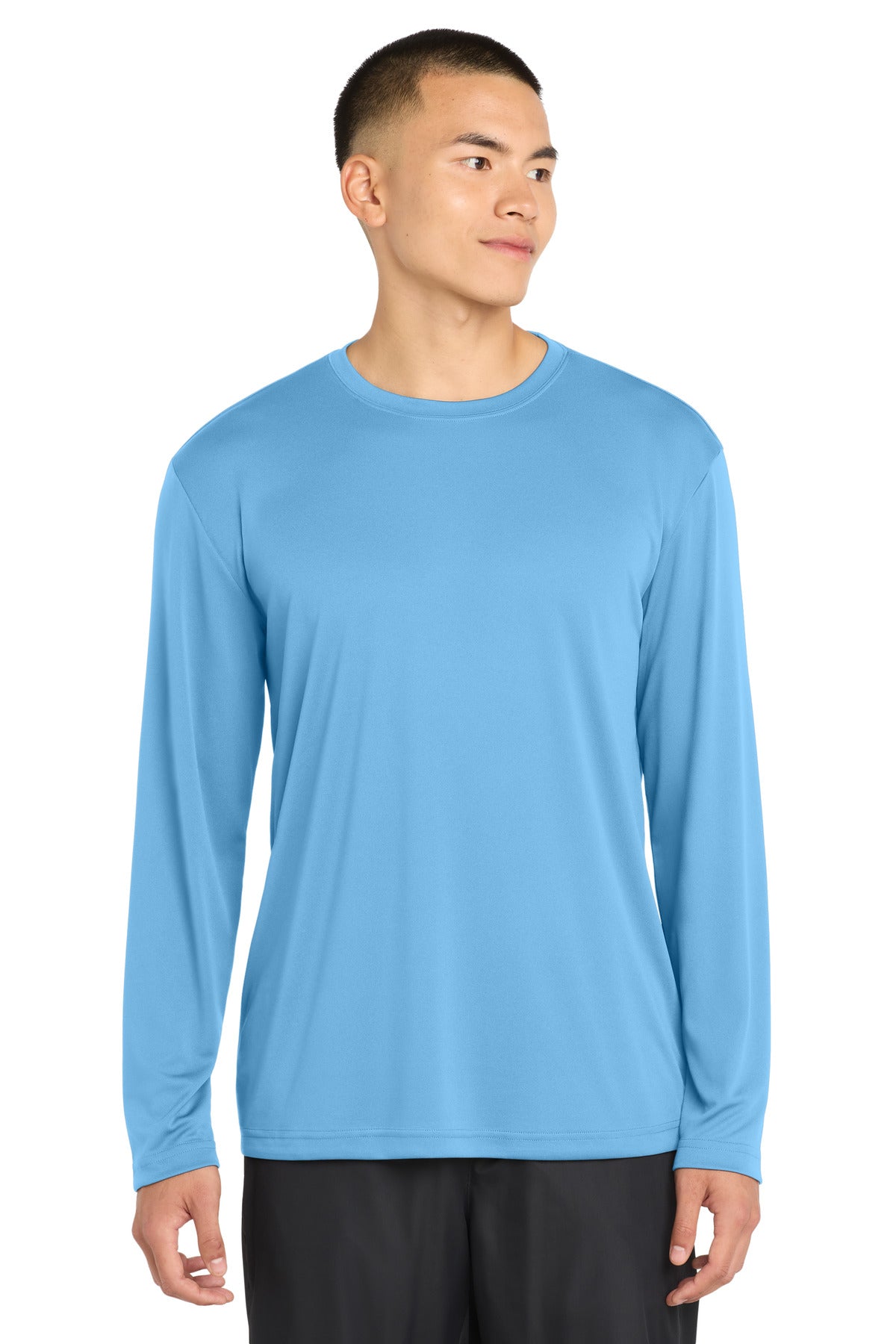Sport-Tek Long Sleeve PosiCharge Competitor Tee - Carolina Blue